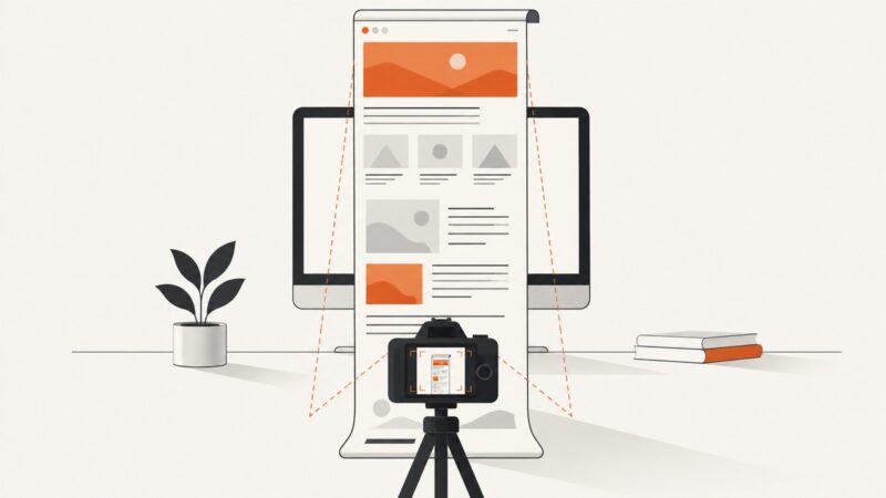 How to Take a Screenshot of a Web Page