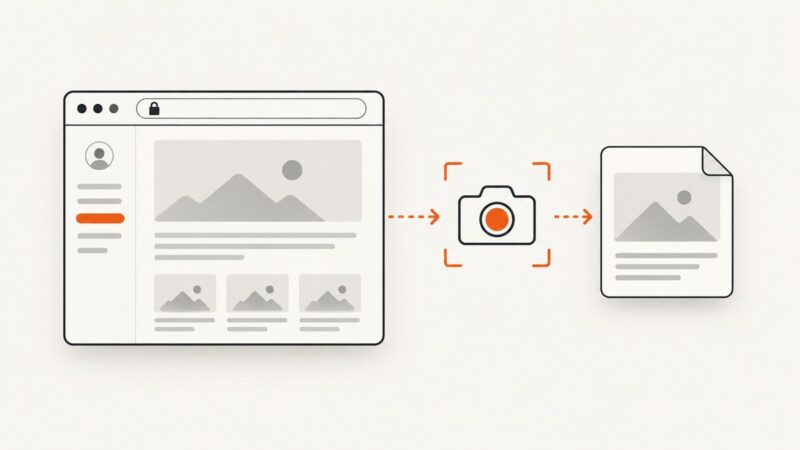 How to Take a Screenshot of a Web Page Behind a Login