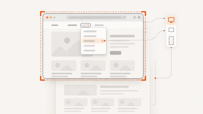 How to Screenshot a Website Dropdown