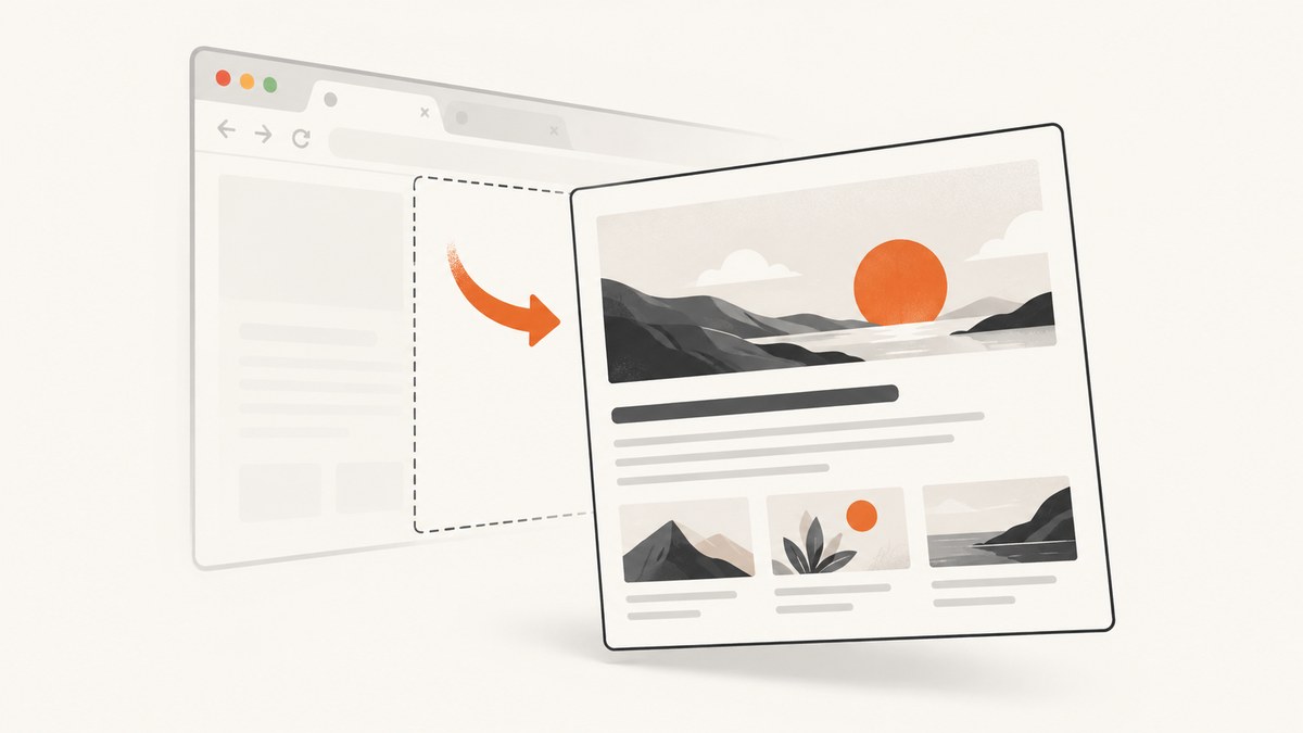 How to Capture a Screenshot Without the Browser Window Border