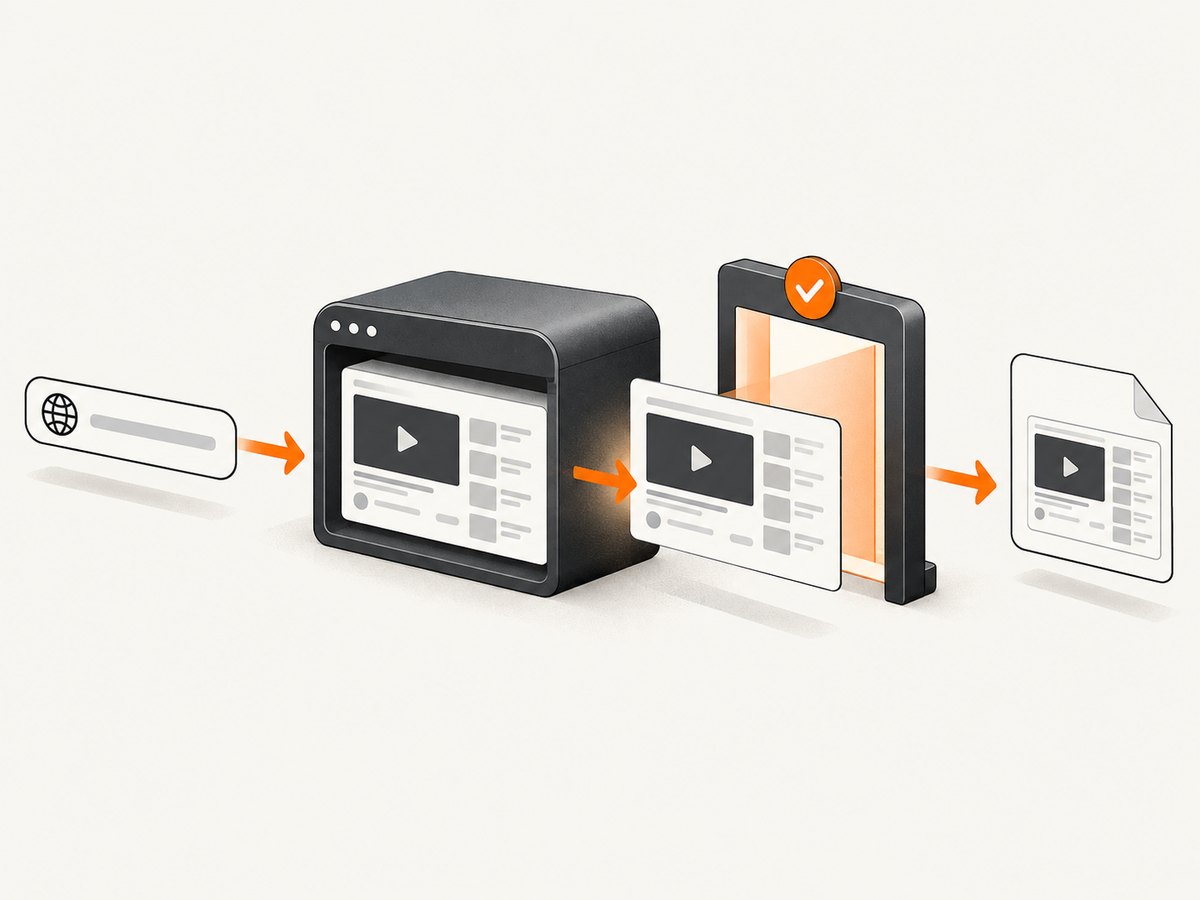A reliable capture waits for the rendered page before writing the screenshot.