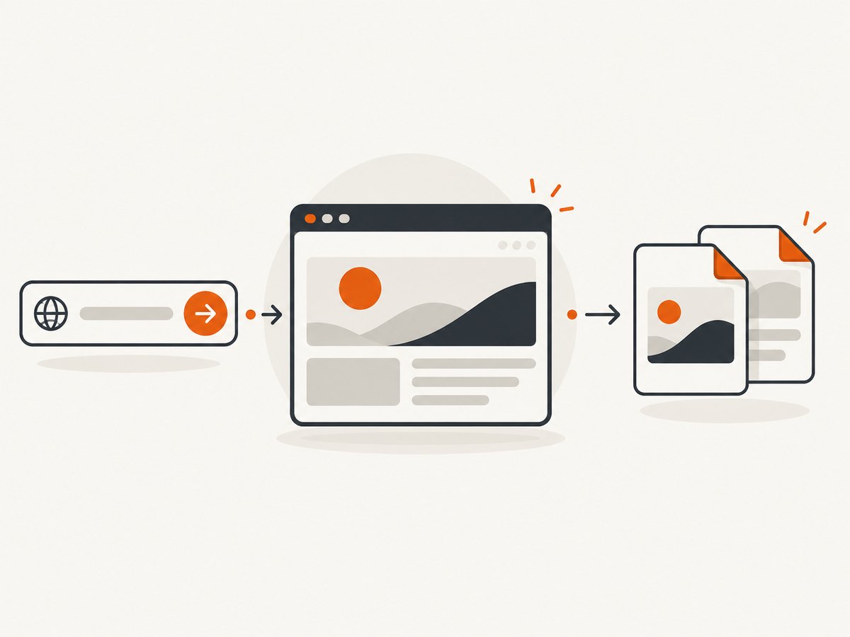 A screenshot API turns a URL or HTML document into a rendered image or PDF.