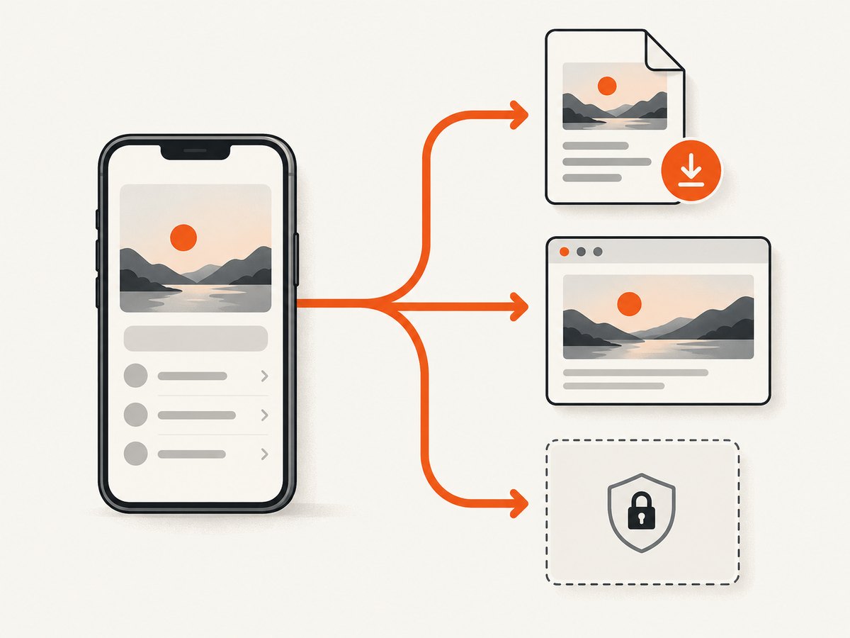 A normal screenshot shortcut cannot override a secure app window; use an export or an authorized web route instead.