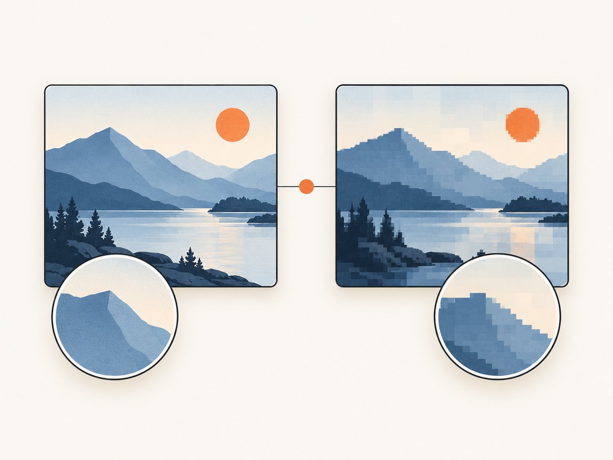 PNG preserves sharp interface edges; lossy JPEG encoding can introduce artifacts.