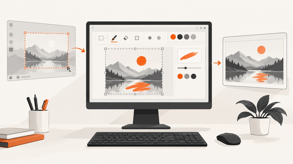 How to Take Screenshots Using Windows Paint