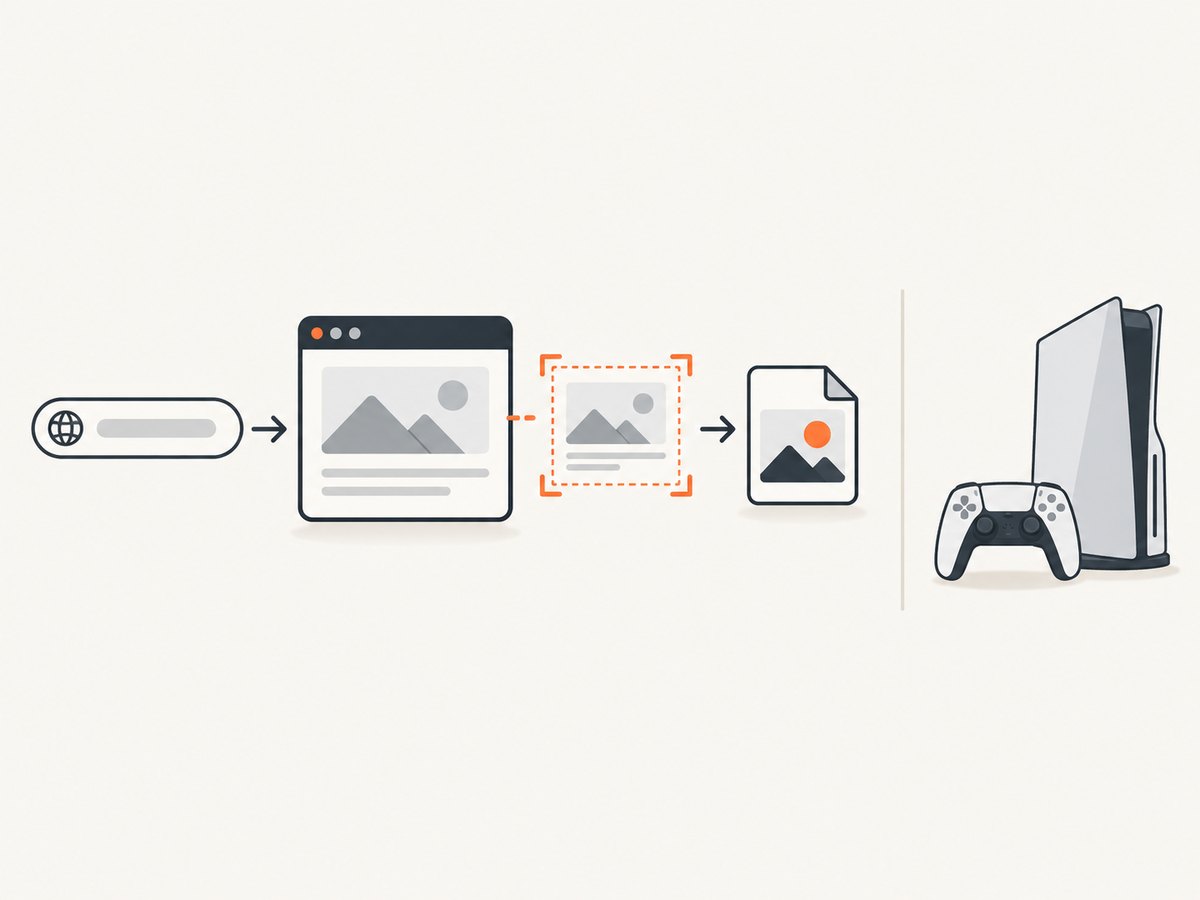 A URL-based screenshot service captures a webpage remotely, not the screen or session currently open on an Xbox.