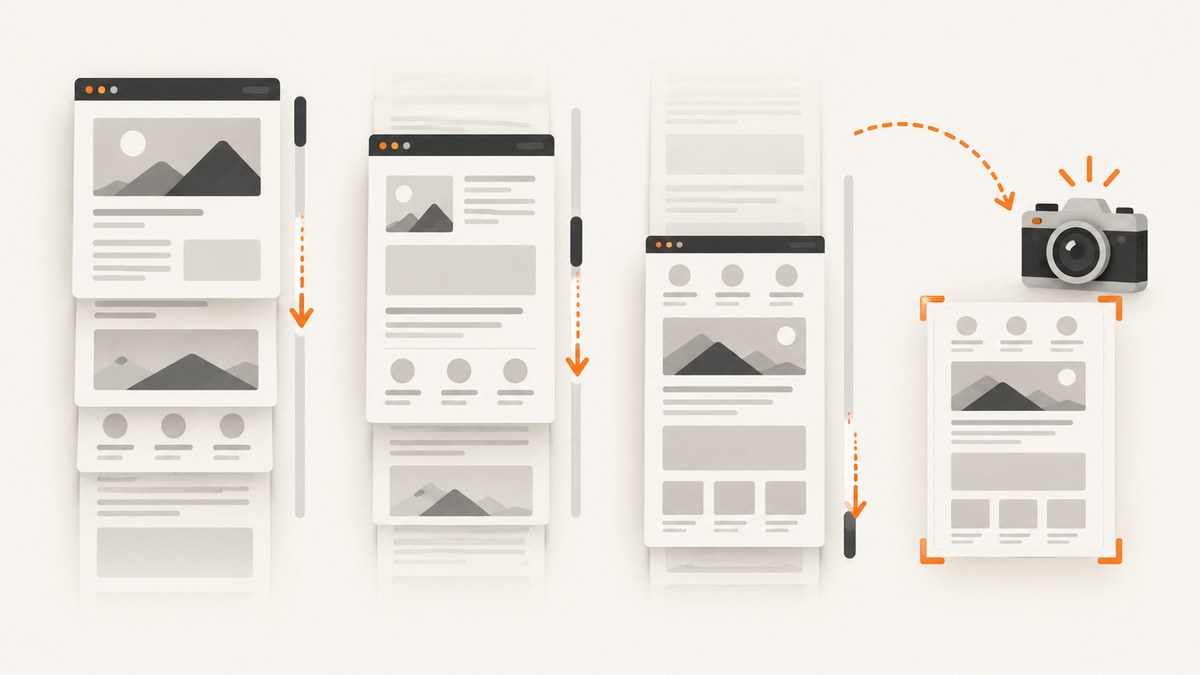 How to Scroll a Webpage Before Taking a Screenshot with Selenium