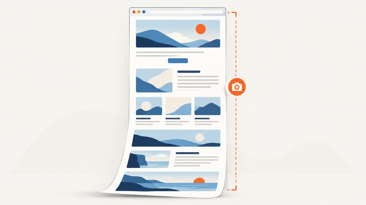 How to Take a Scrolling Screenshot of a Webpage
