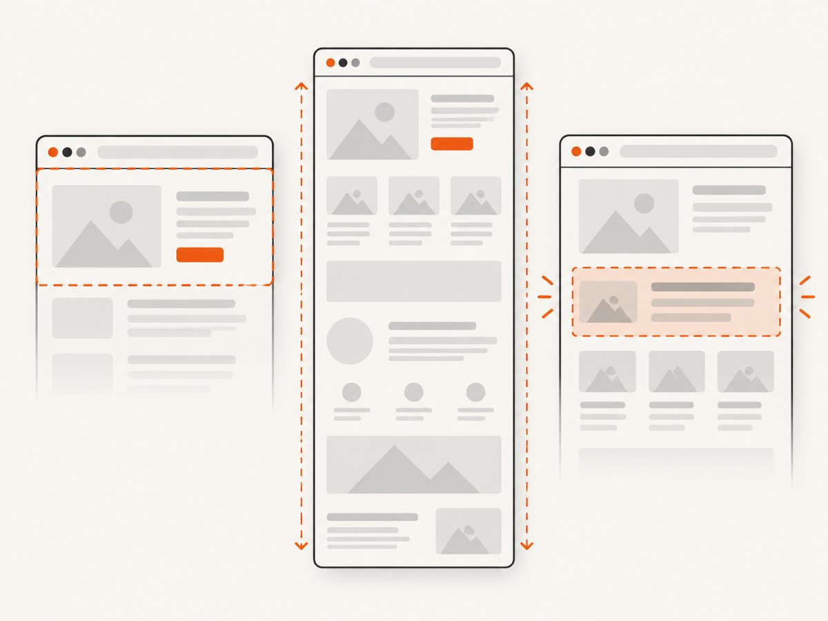 Choose viewport, full-page, or element capture to match the output you need.