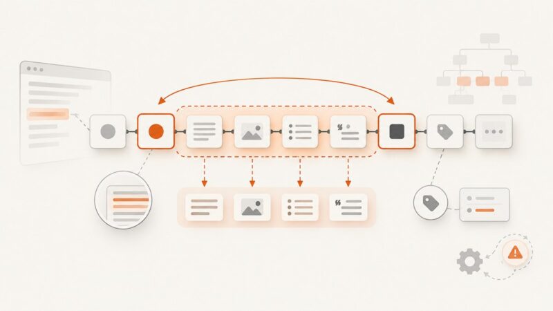 How to Select Values Between Two Nodes in Cheerio and Node.js