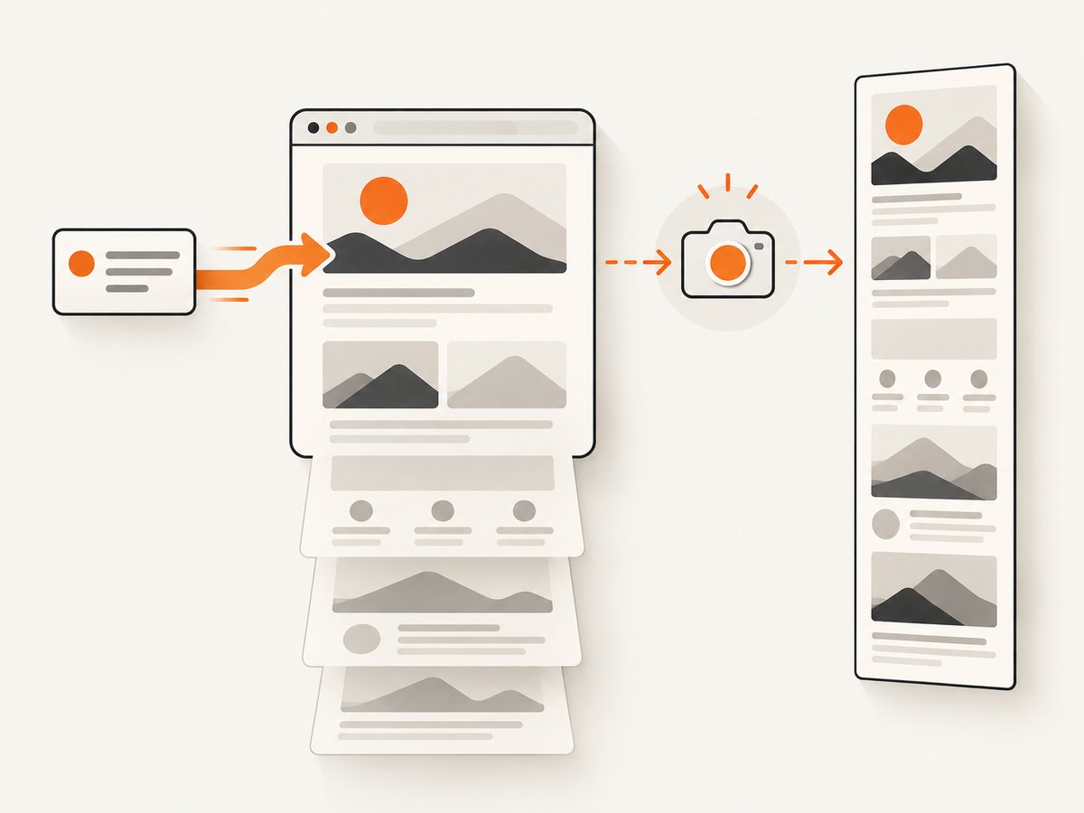 A Chrome CDP capture can include content beyond the initial viewport.