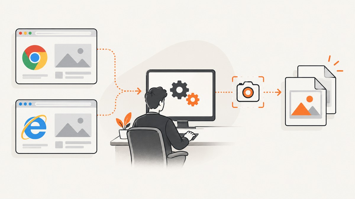 How to Capture Browser Screenshots with Selenium C# in Internet Explorer and Chrome