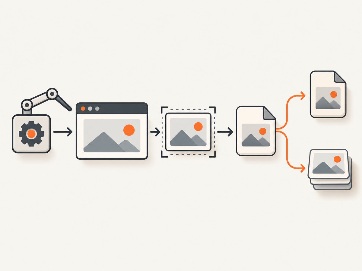 Selenium can save the current browser view to a PNG file or return image data in memory.
