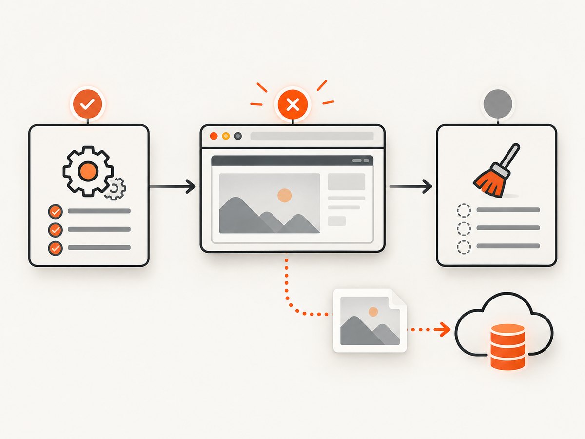 Capture during the failure phase while the WebDriver session is still available.