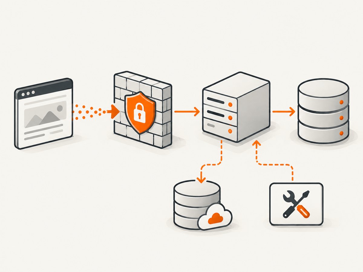 Self-hosting includes responsibility for the application, database, network, and backups.