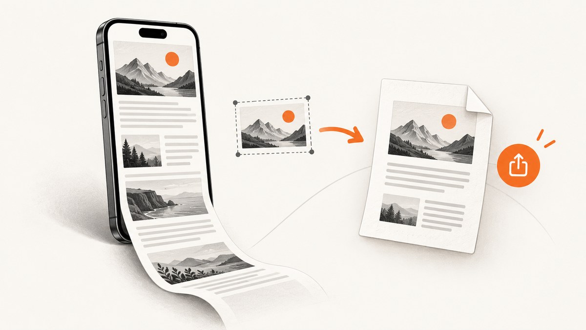 How to Send a Full-Page Screenshot on iPhone