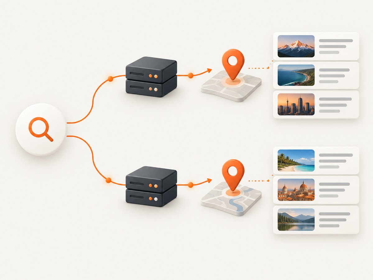 A proxy changes the network route; each result remains a context-specific sample.