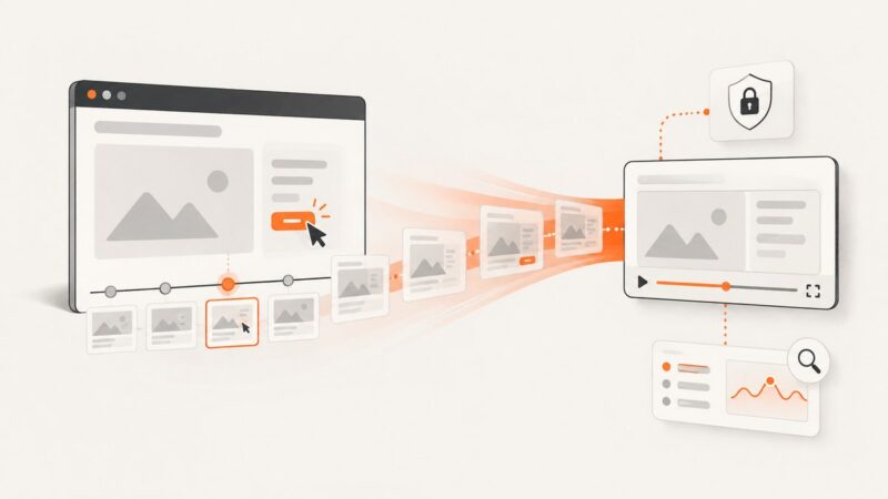Session Replay Streaming for Browser Automation