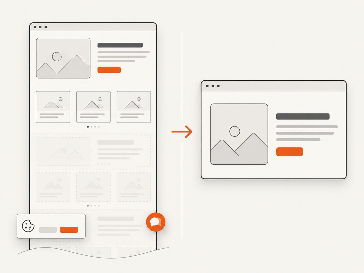 Capture scope and page cleanup affect both the automation design and the resulting image.