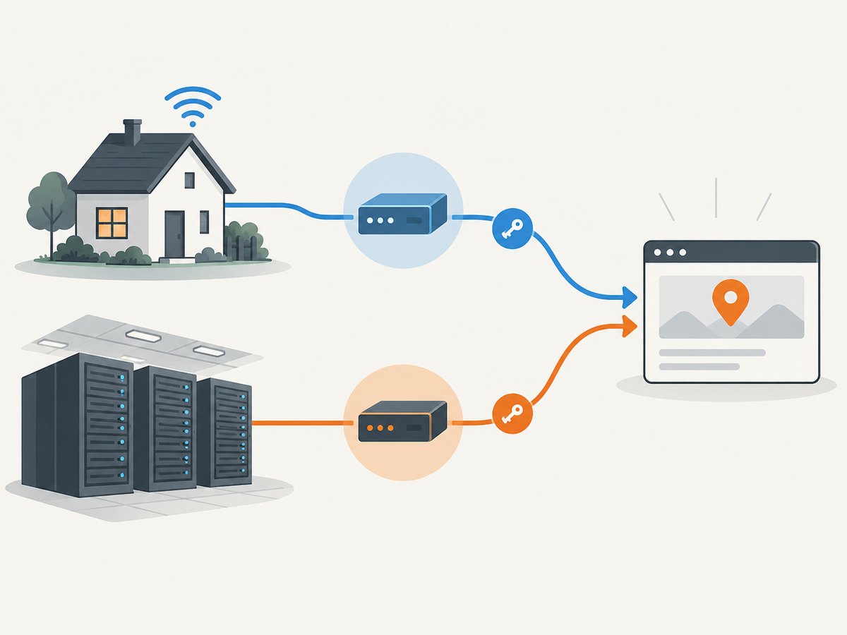 Proxy source, location, and session behavior are separate variables to verify against your target.