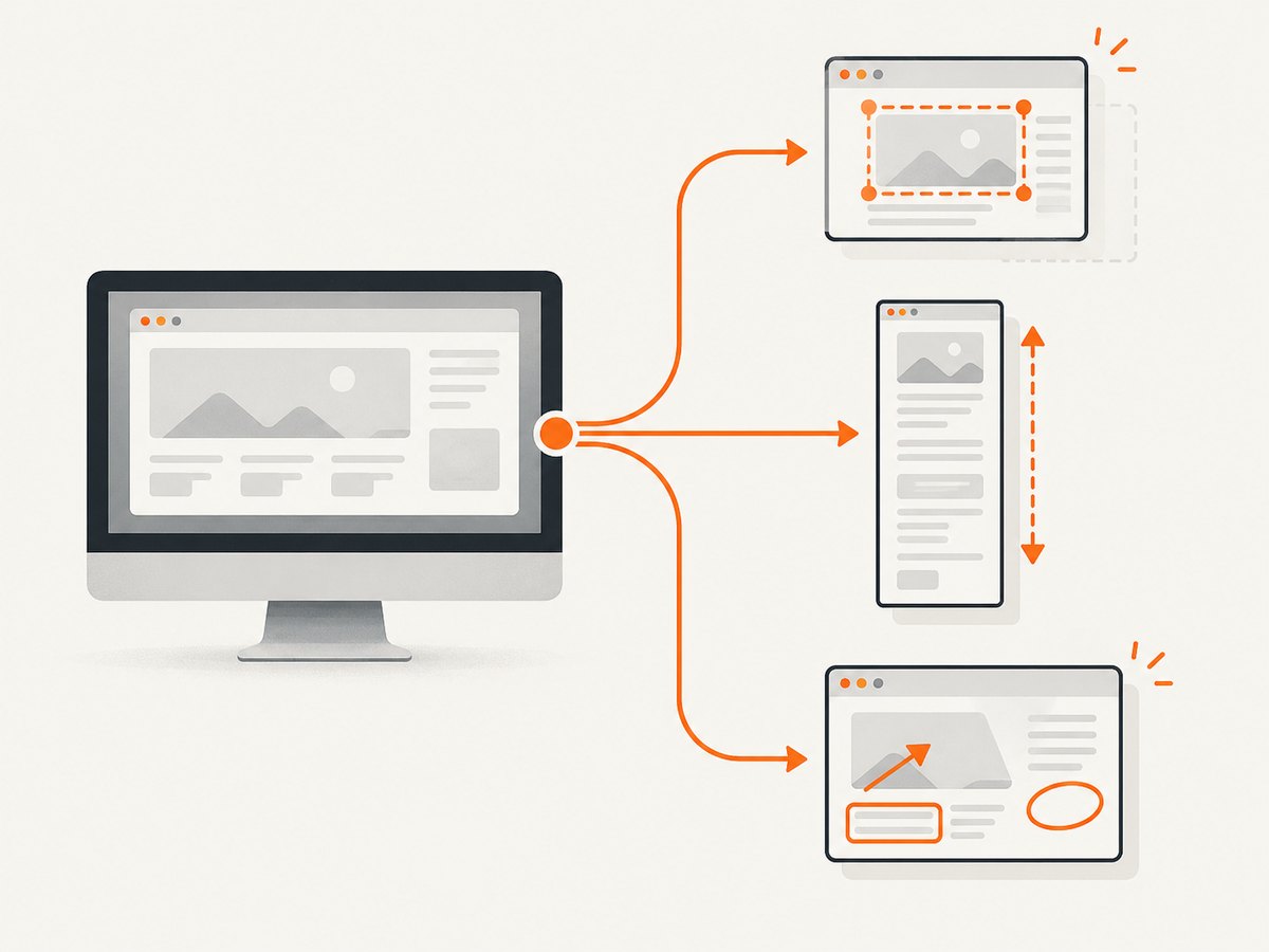 Choose the capture tool by workflow: quick region, scrolling window or repeatable automation.