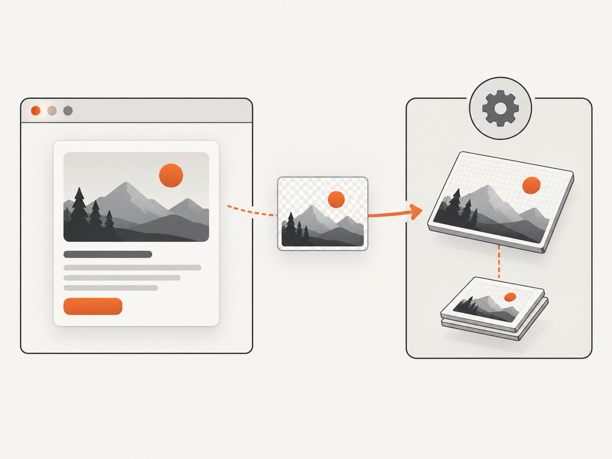 Keep DOM traversal in the window and move canvas processing or encoding to a worker.