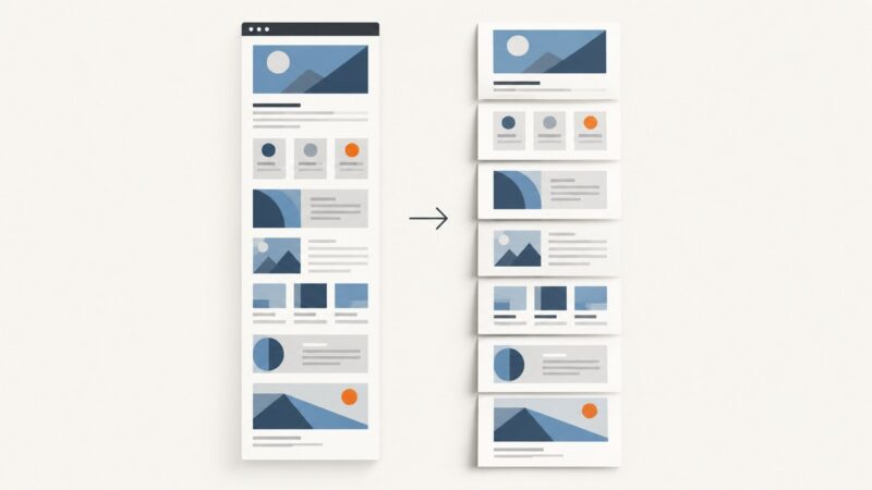 How to Split a Long Screenshot into Multiple PDF Pages