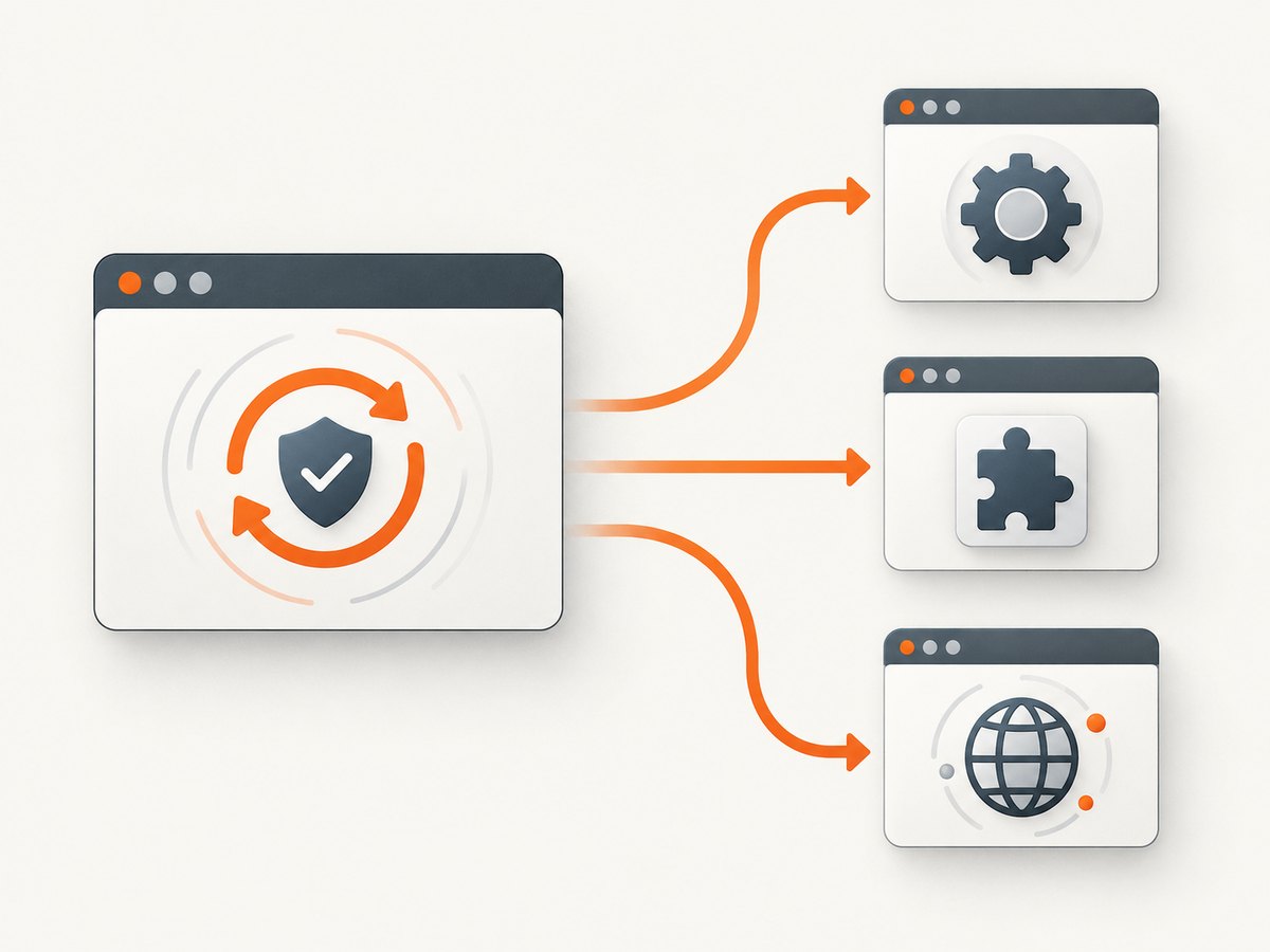 A repeating challenge can have browser, extension, connection, or site-side causes; comparing one factor at a time helps narrow the investigation.