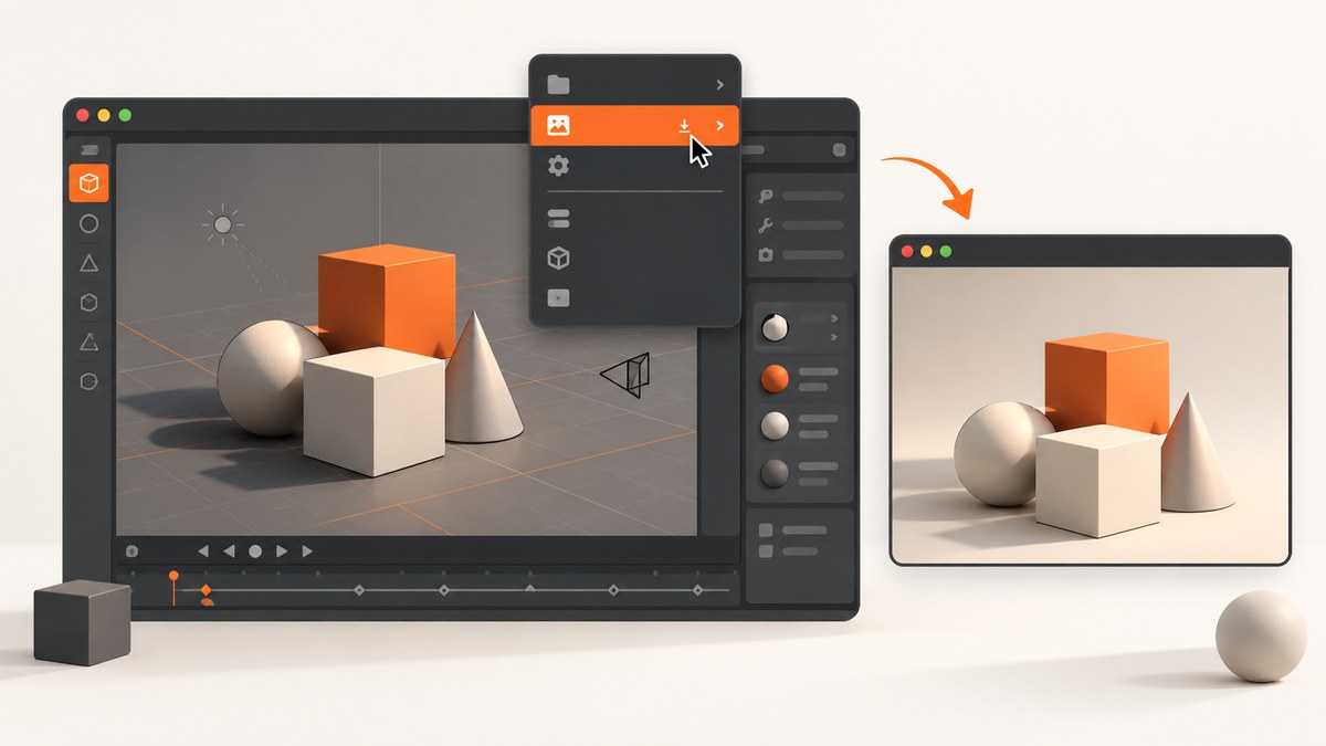 How to Take a Screenshot in Blender