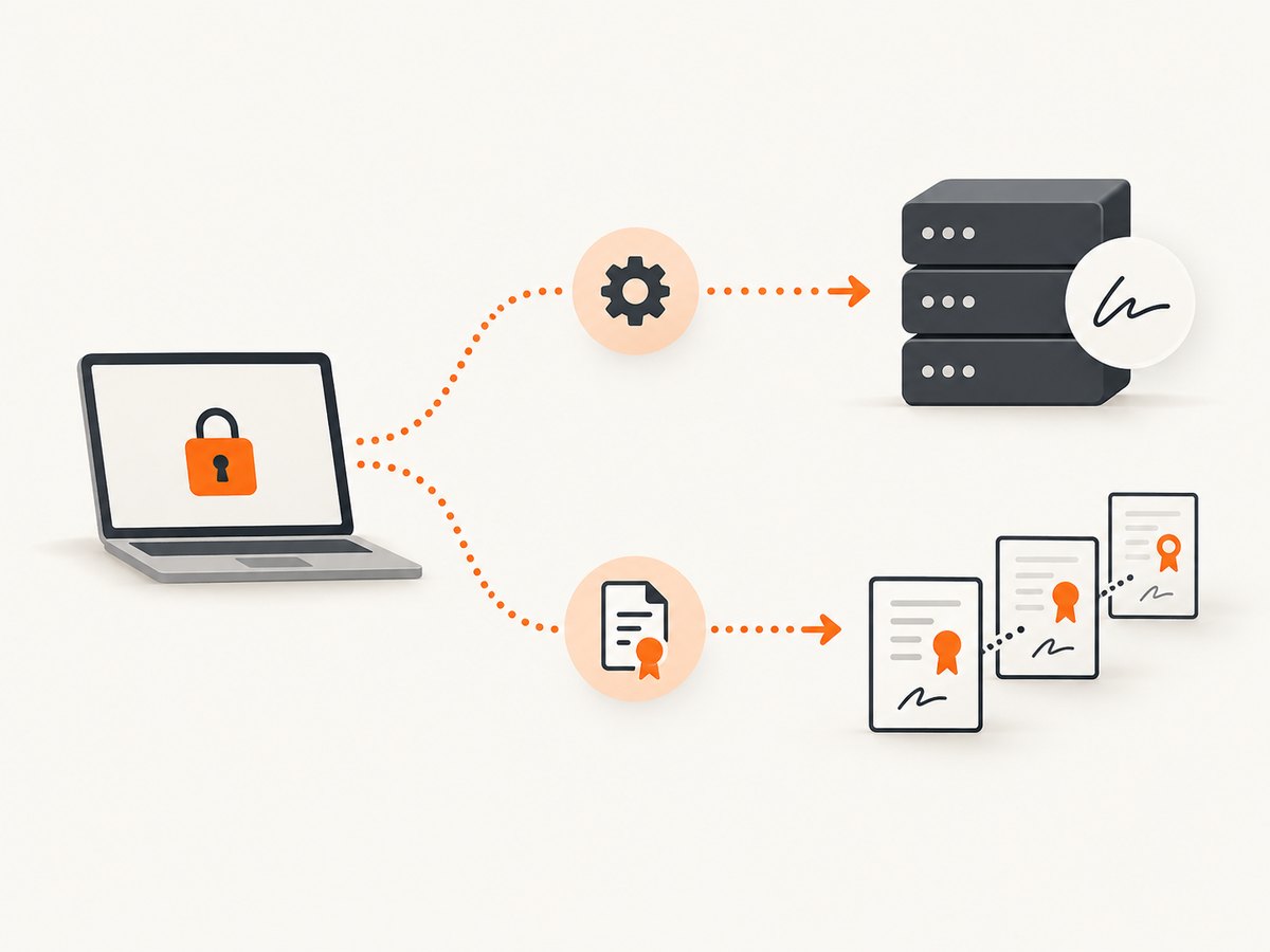 TLS 1.3 keeps handshake signature preferences separate from certificate-chain signature preferences.