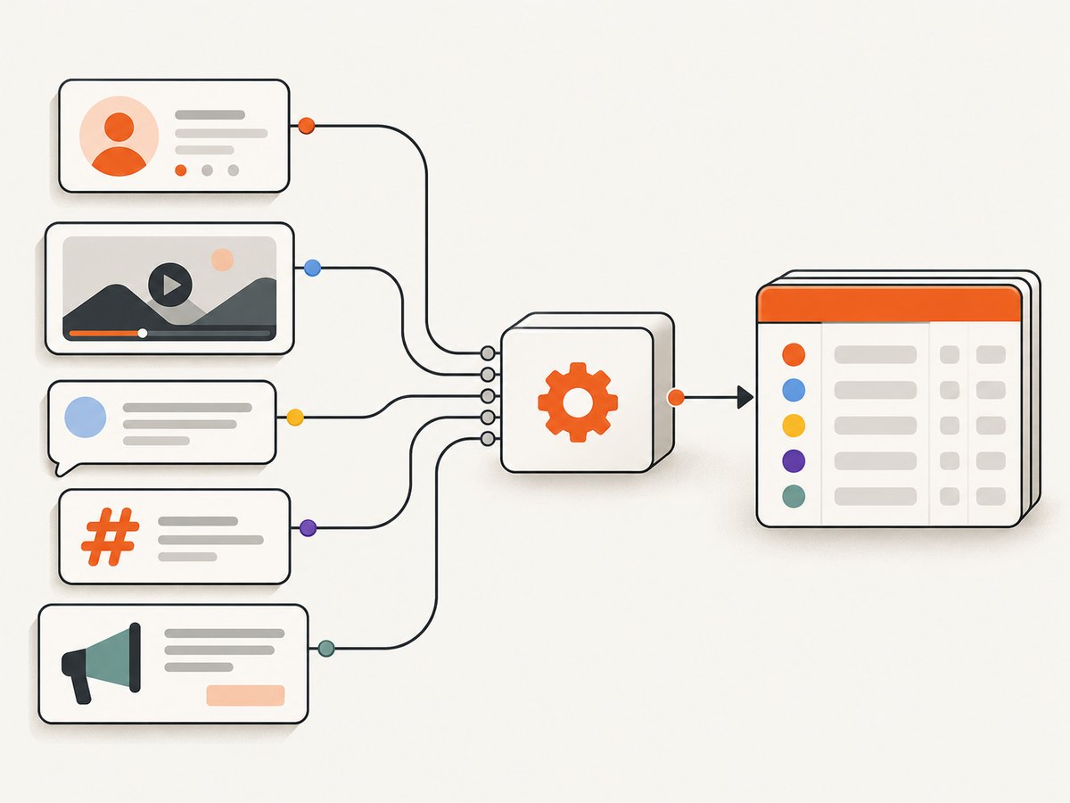 Choose the platform object first, then map its fields into your own stable schema.