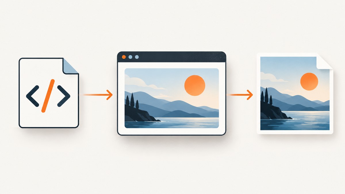 How to Transform HTML into a JPG Image