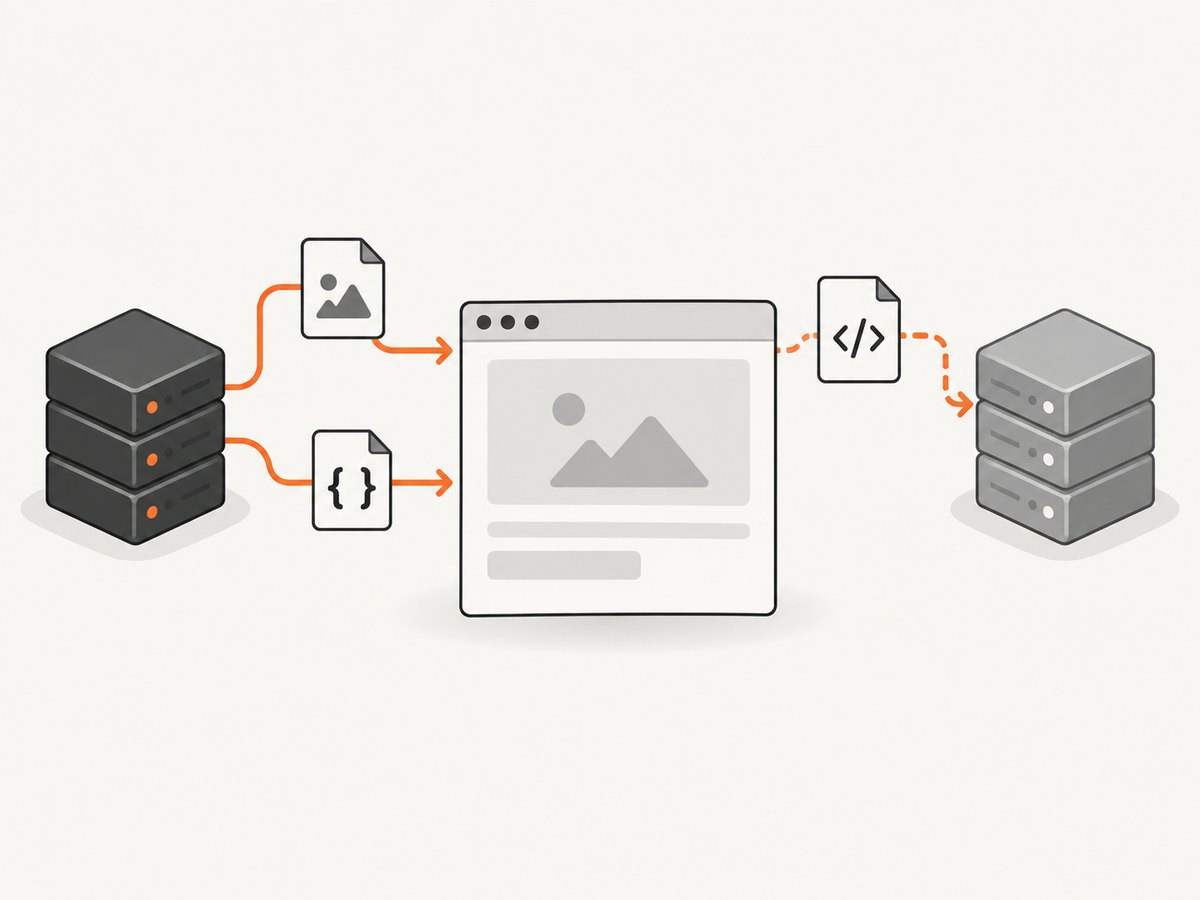 A working page document can still depend on assets served from stale or unavailable URLs.