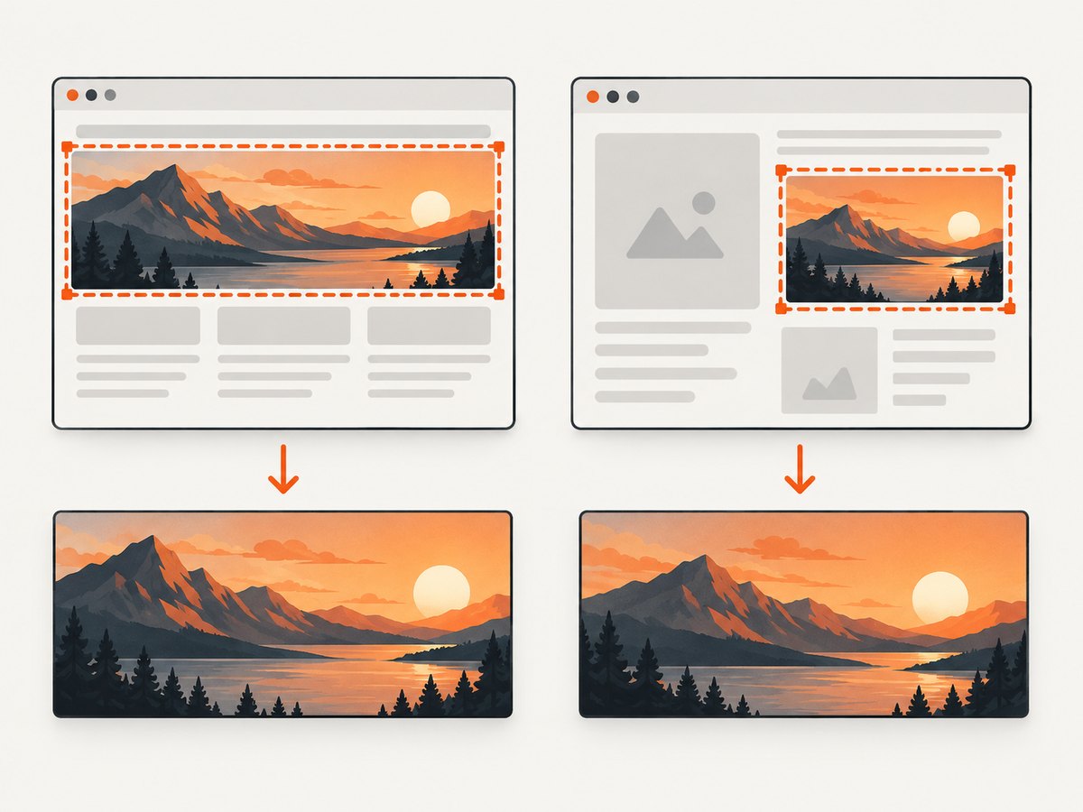 Choose full-page capture or a focused element before designing the final 16:9 frame.