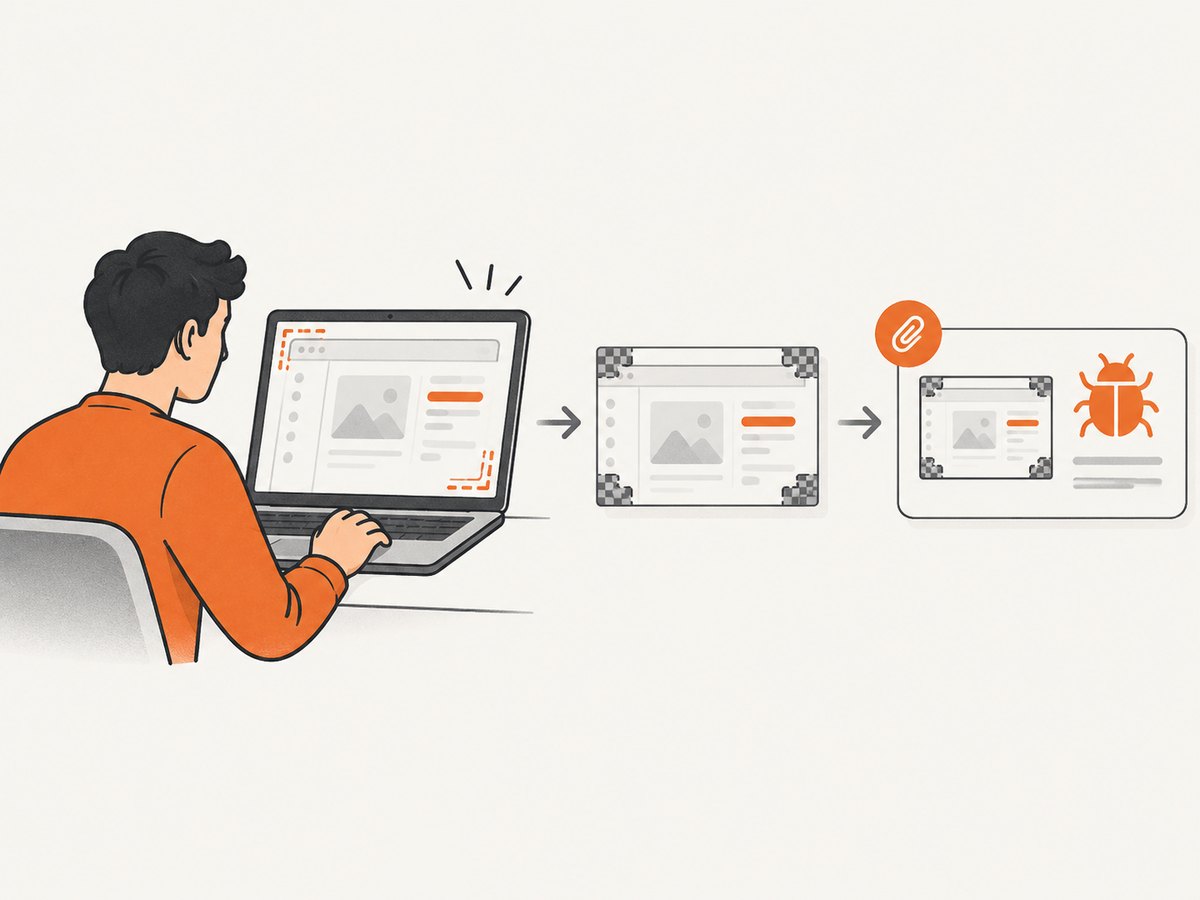 For a repeatable website image, capture first, inspect it, then upload or attach it where readers need it.