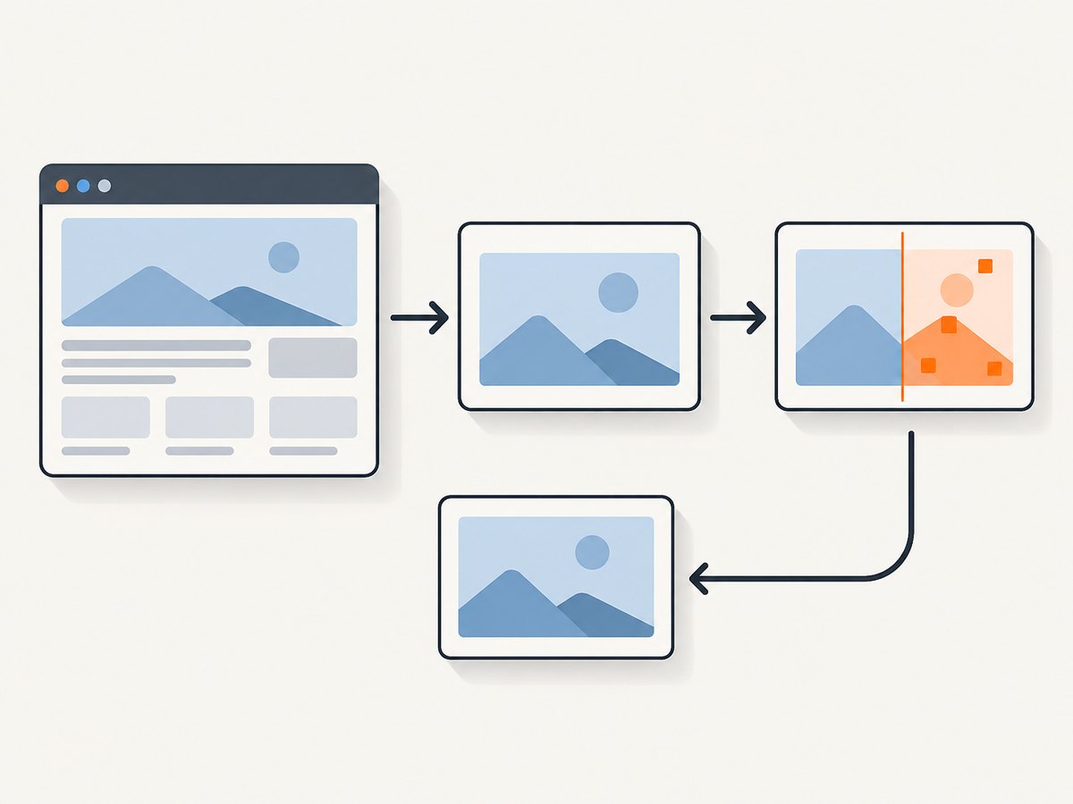 A snapshot update replaces the expected image, so inspect the difference before accepting it.