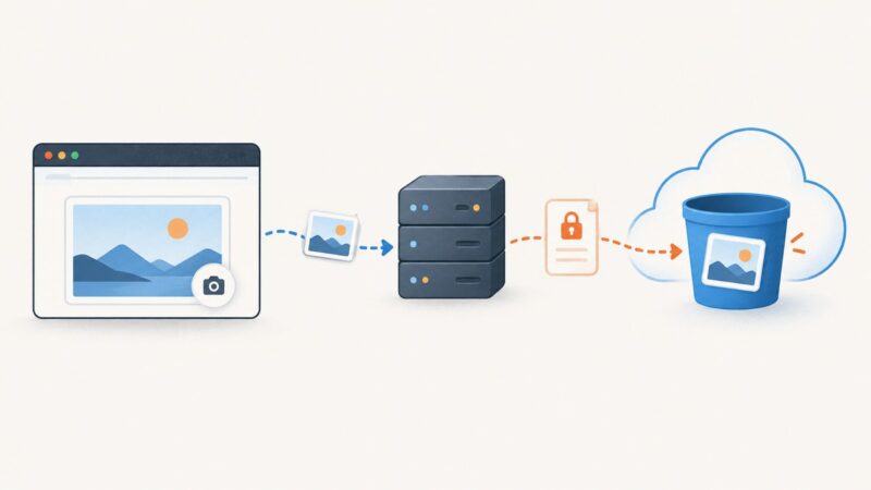 Upload Screenshots to S3-Compatible Storage