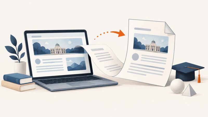 URL to PDF API for Education