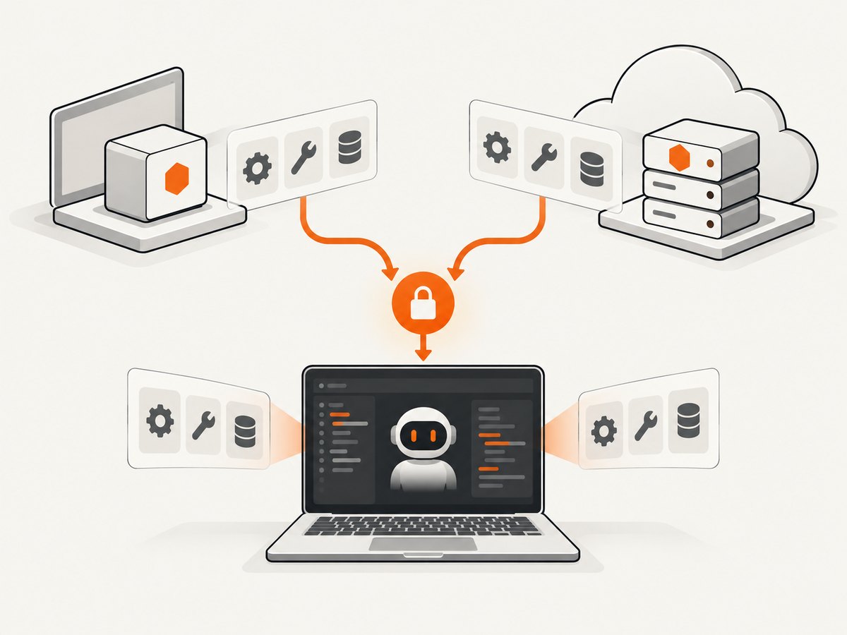 Cursor can connect to local stdio servers or remote HTTP-based MCP servers.