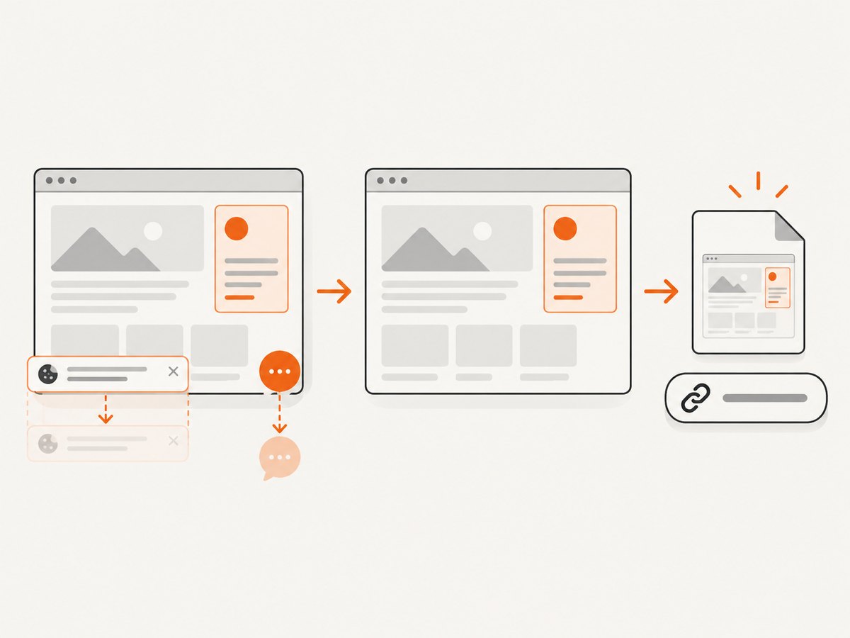 A clean capture can preserve the license page you reviewed without changing the underlying rights.