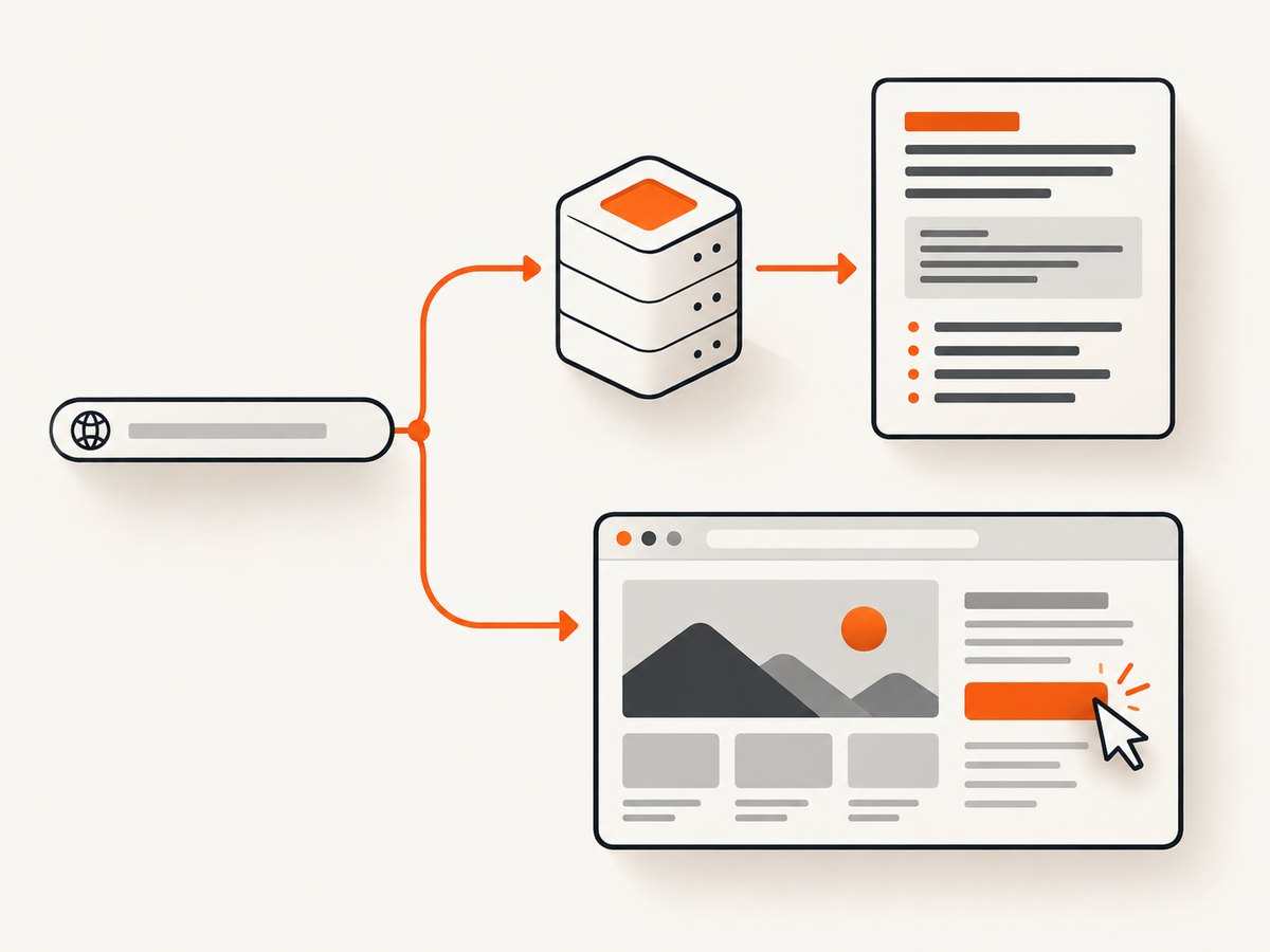 Fetch servers return readable content; browser servers provide live page interaction.