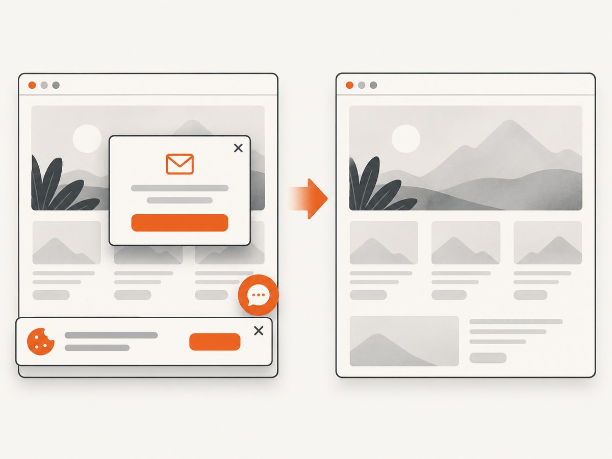A capture service can remove common overlays before producing the final image.