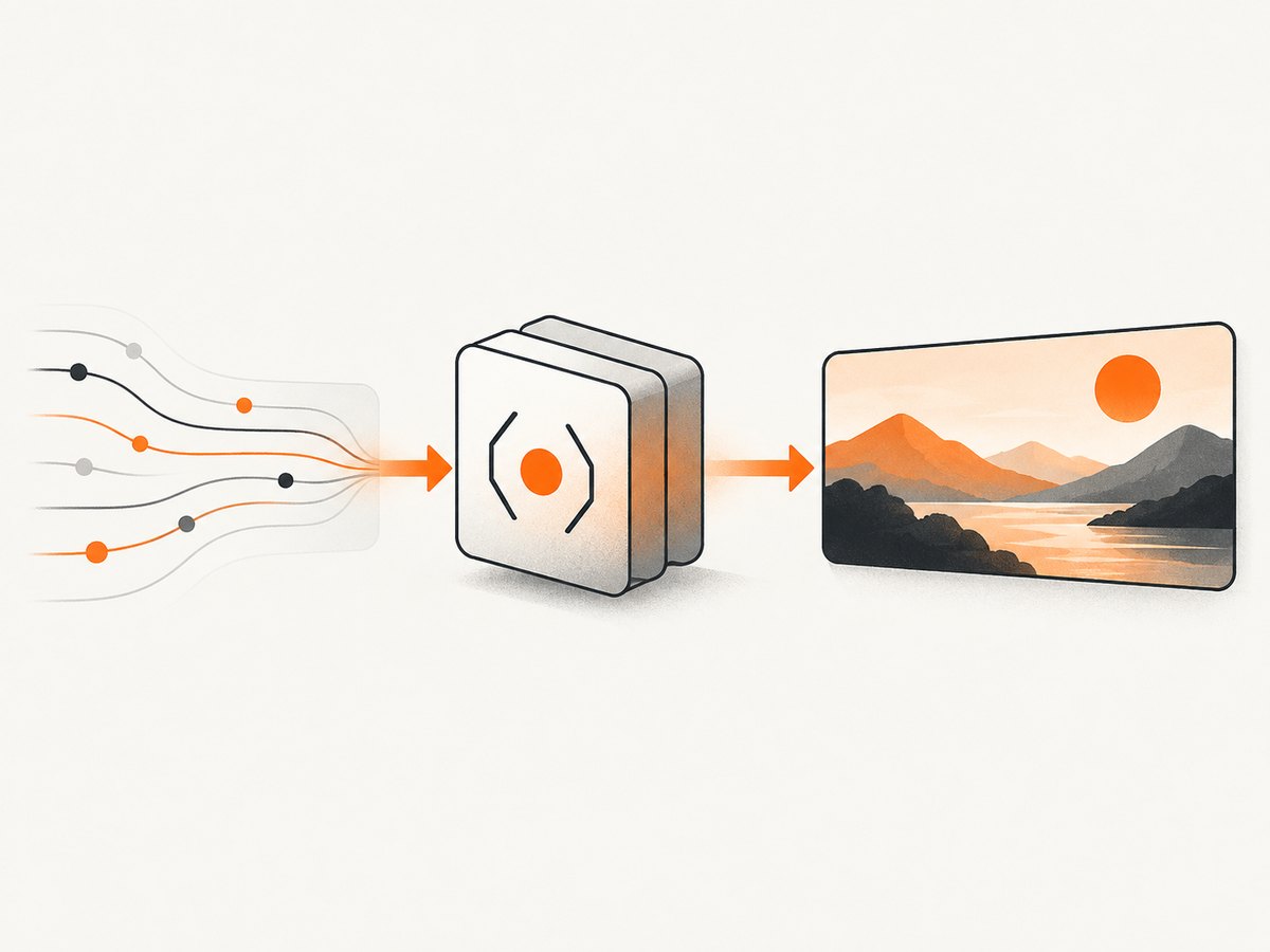 A parameterized route turns a title into a cached social card.