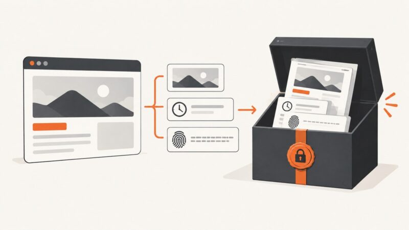 How to Create Verifiable Records with Website Screenshots