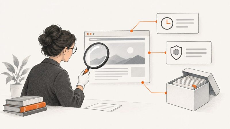 How to Verify the Integrity and Creation Time of Archived Captures
