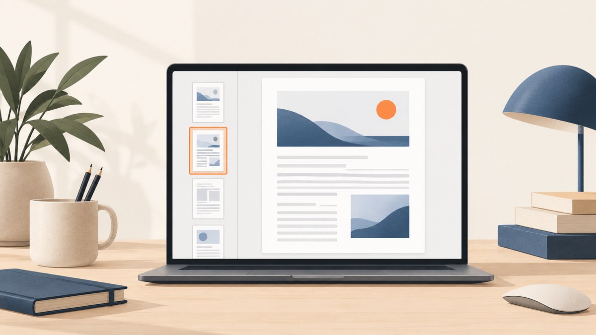 How to View PDF Page Thumbnails in Adobe Acrobat