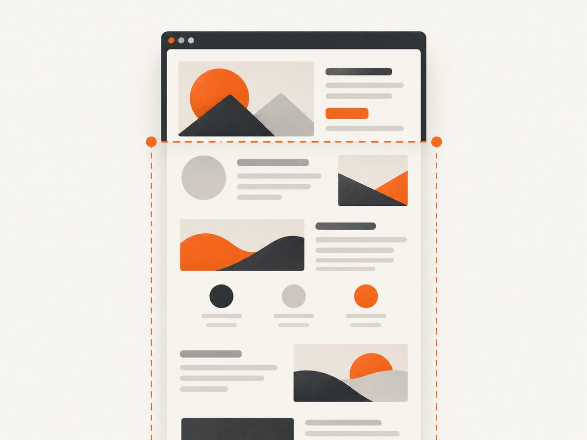 A viewport capture shows the visible browser area; a full-page capture extends through the scrollable document.