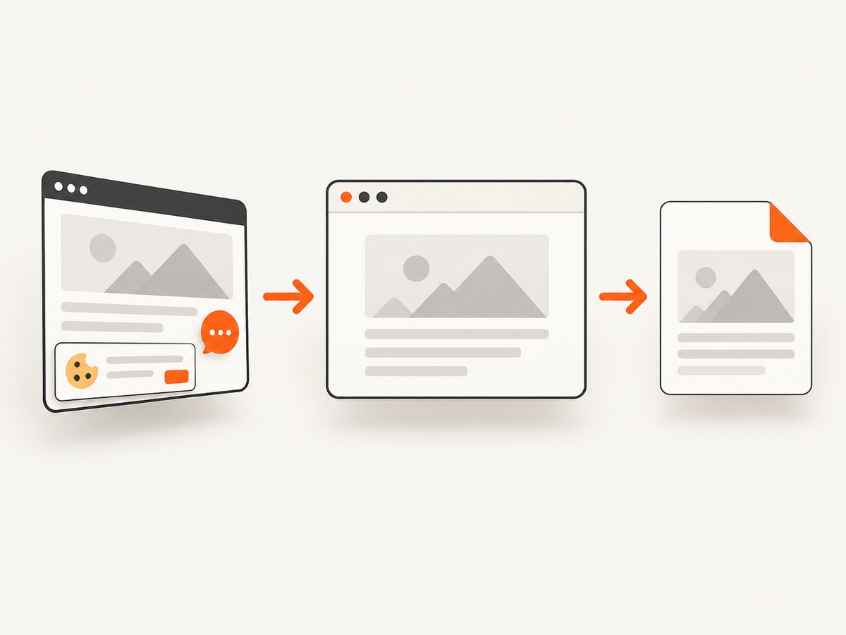 A managed capture service can clean common overlays before returning the screenshot.