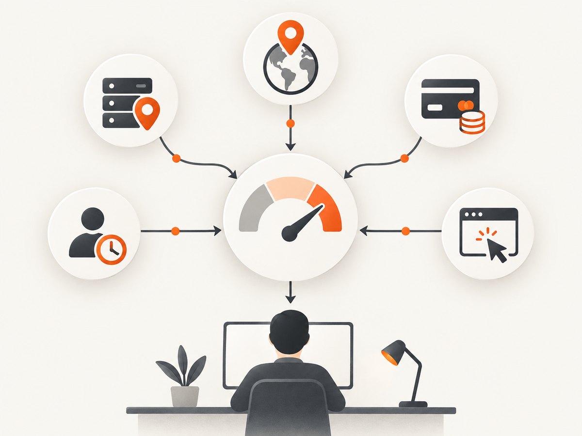 IP classification is one input in a broader, explainable risk decision.