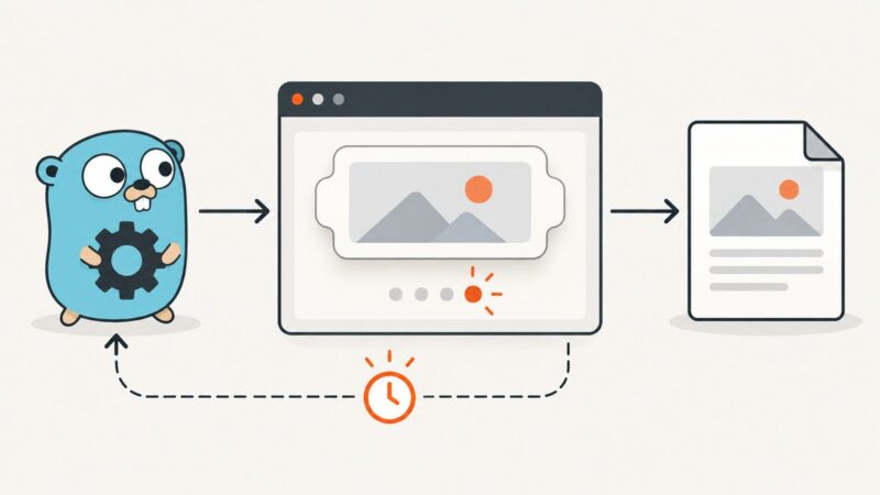 How to Wait for a Custom Element Before PDF Generation in Go